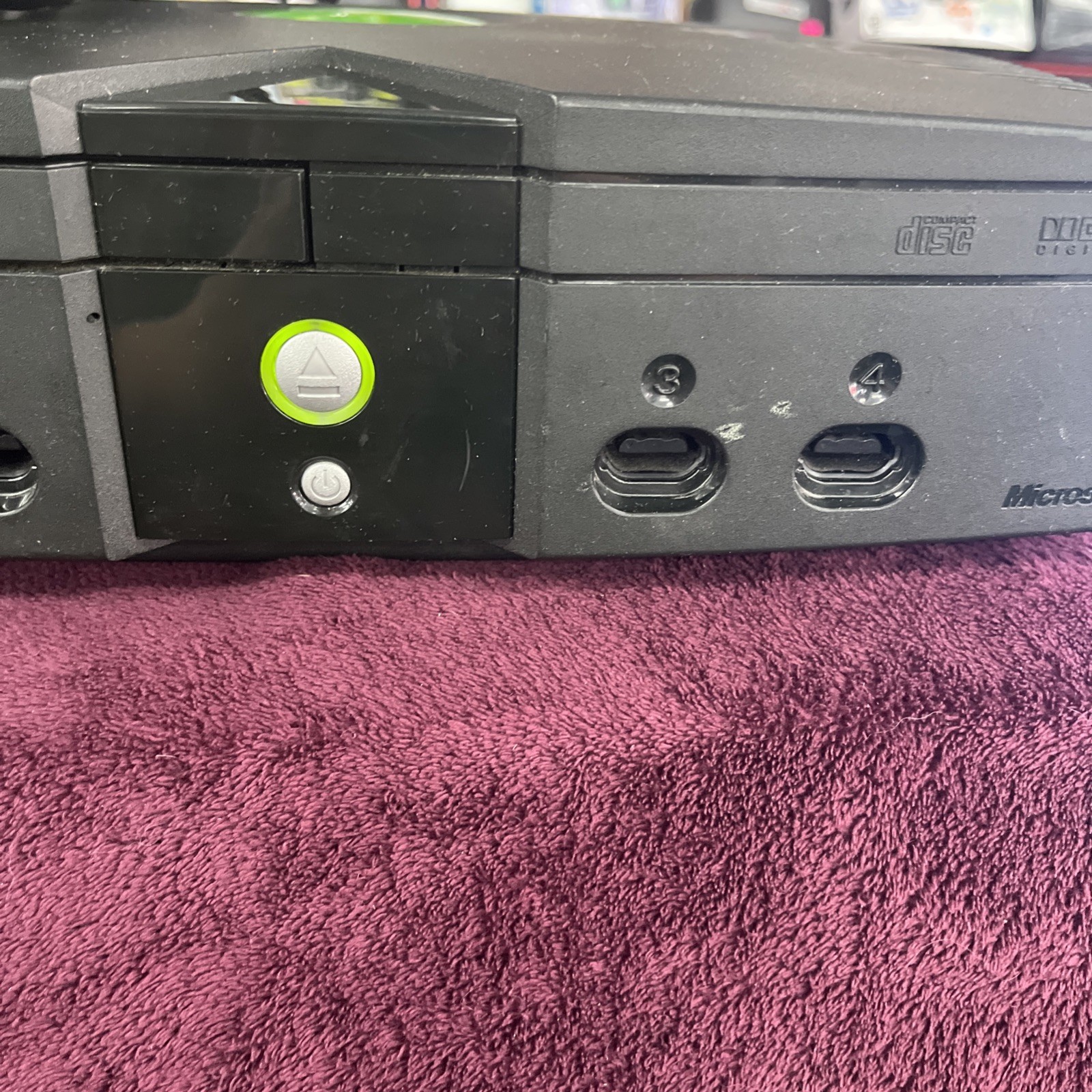 Original Xbox v1.6 Console Complete System Cleaned Includes Game