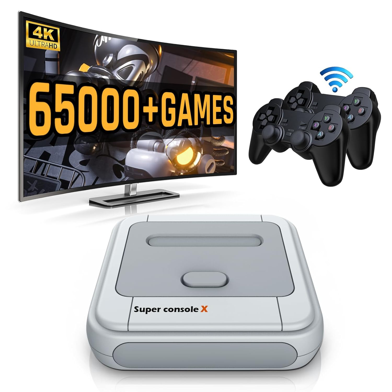 Super Console X with 65,000+ Classic Games Retro Video Game Consoles,Emulator Co