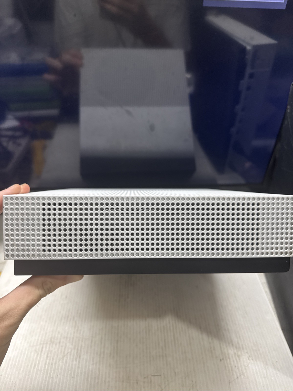 Microsoft Xbox One S All Digital Edition Console White- For Parts Or Repair Only