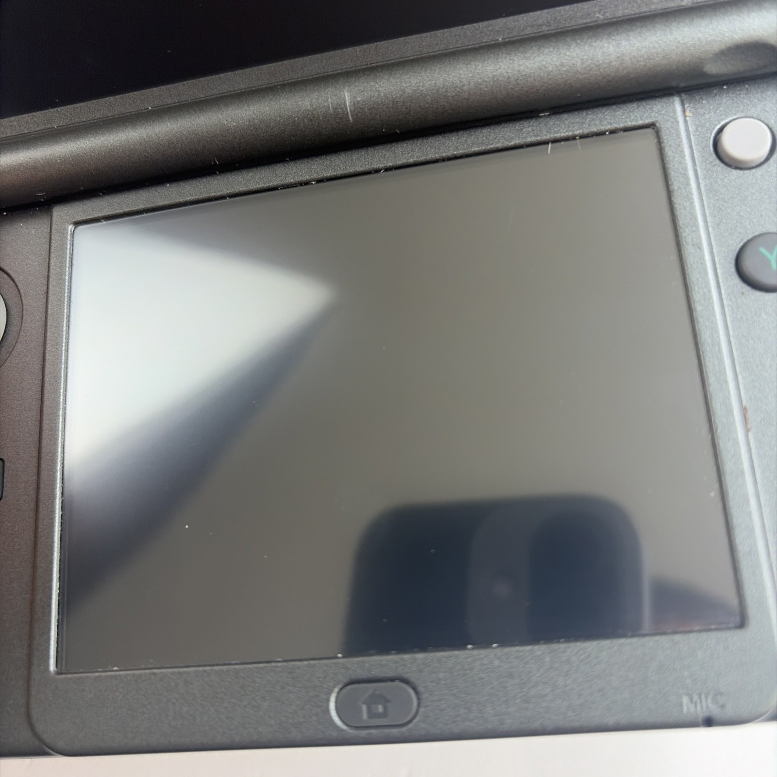 NICE! New Nintendo 3DS XL Gray Black Console Top IPS Charger Stylus US Version
