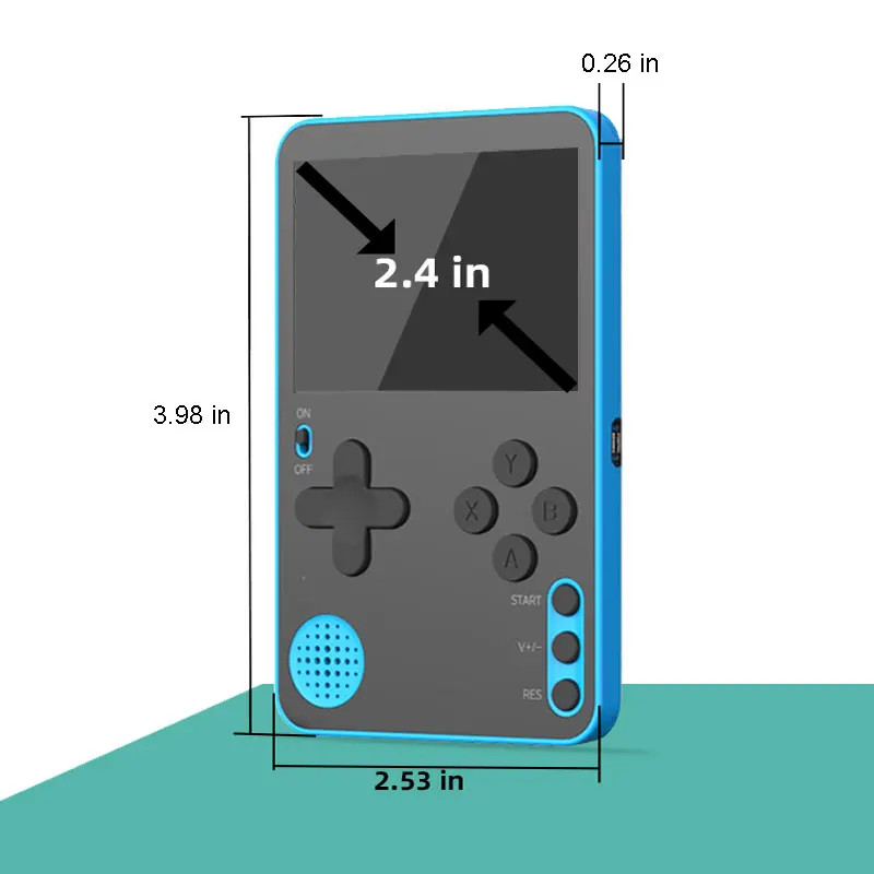 Handheld Game Console 500 Classic Games LCD Portable Retro Video Mini Game