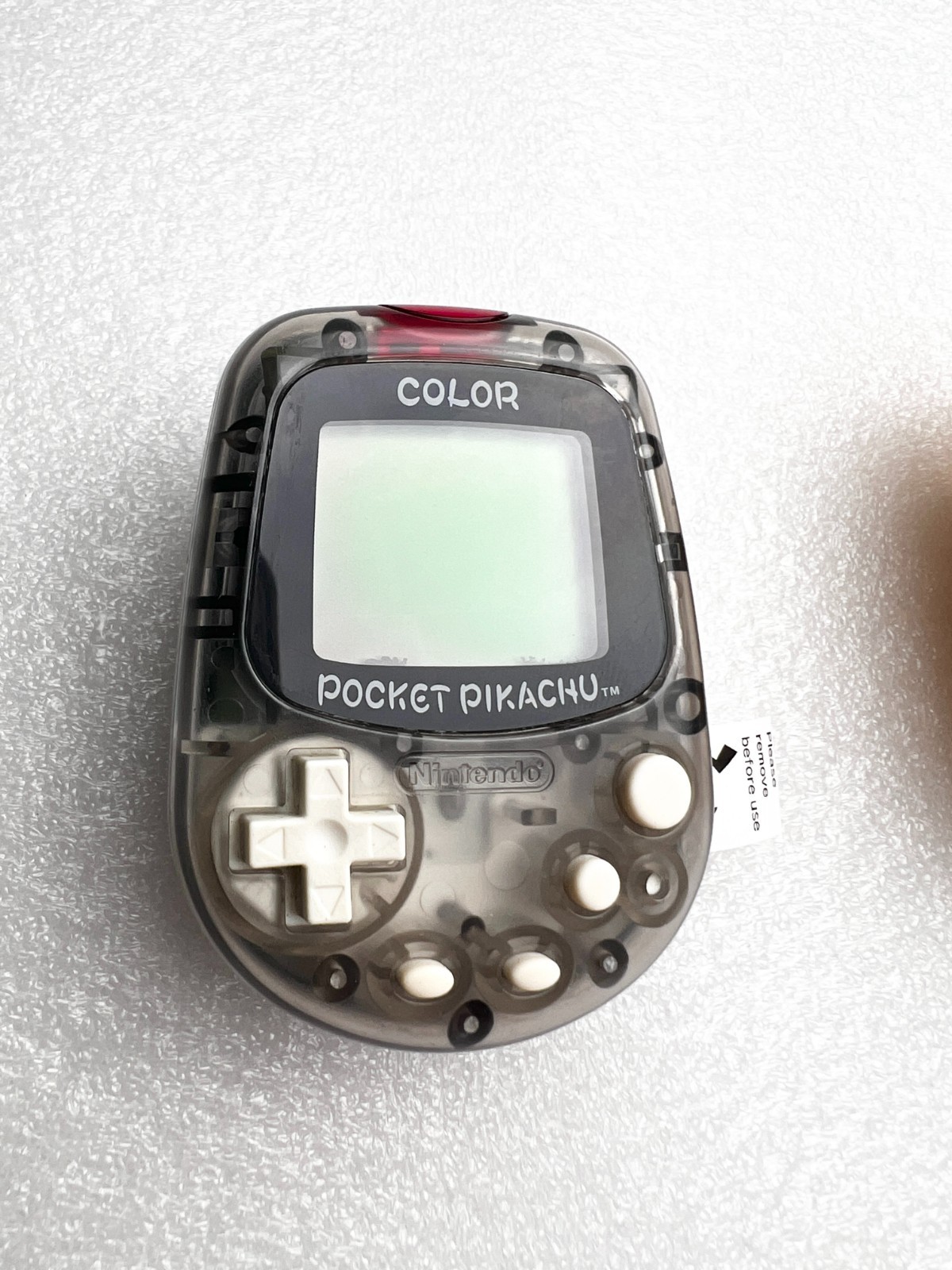 NINTENDO Pocket Pikachu Color Yellow & Clear Set of 2 Pedometer Pokemon Tested