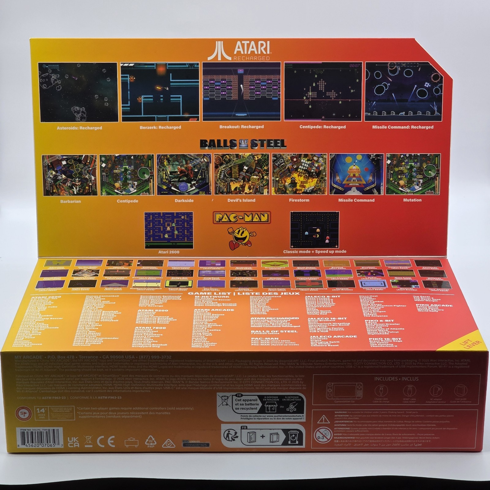 Atari My Arcade Gamestation Go Bundle Handheld Gaming Console 200+ Games