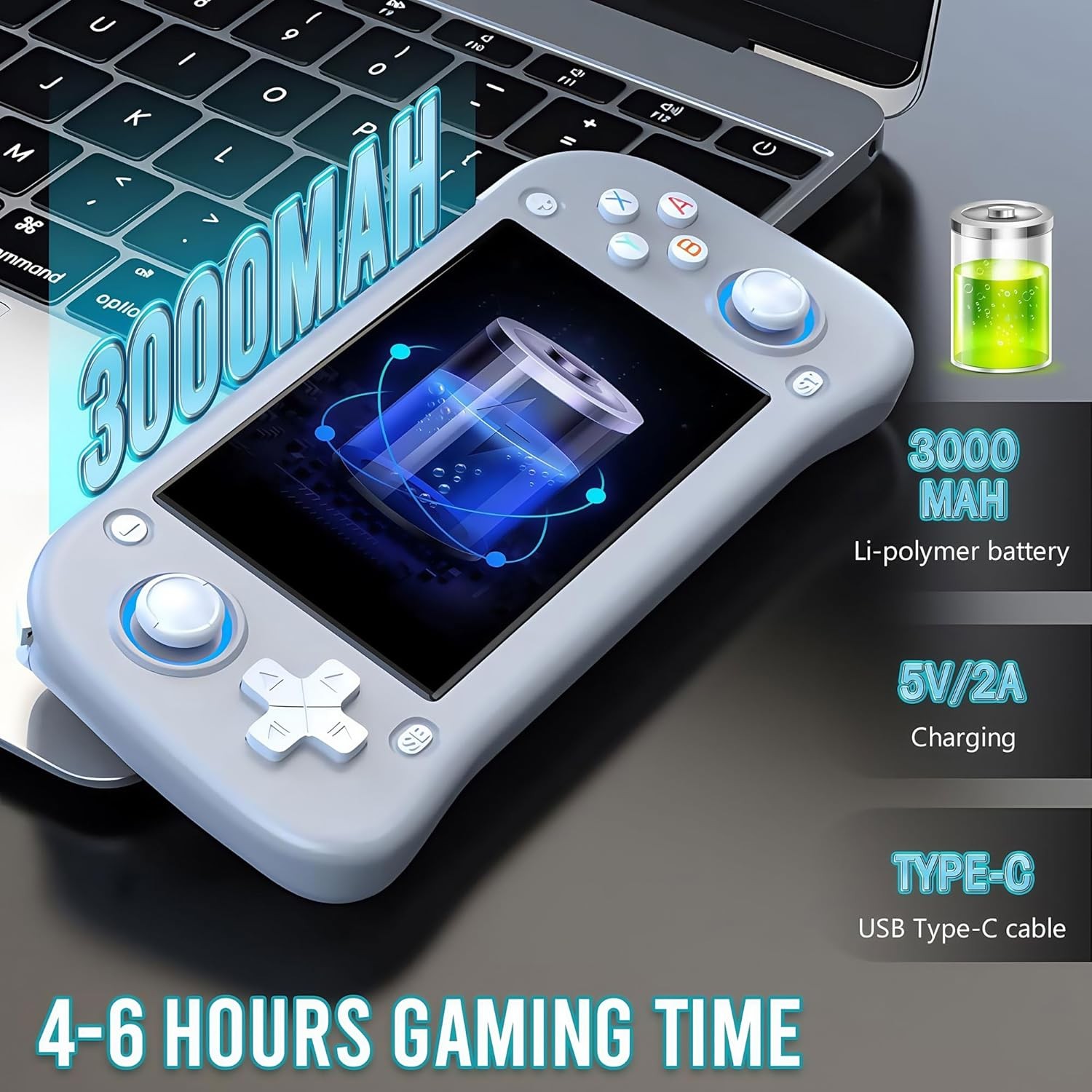 XF43 Retro Handheld Game Console – 4.3″ IPS Screen, 3000mAh Battery 64-256GB