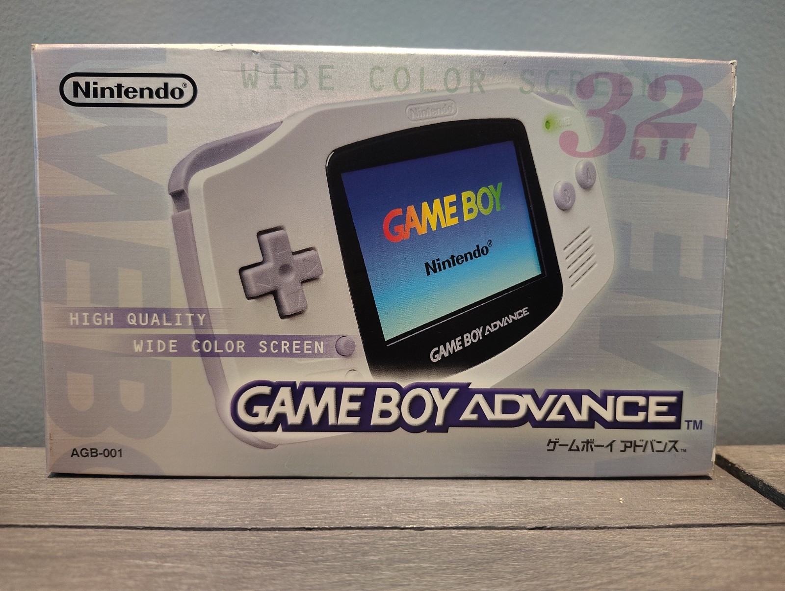 GAME BOY ADVANCE WHITE CONSOLE COMPLETE CIB Authentic Tested/Region Free