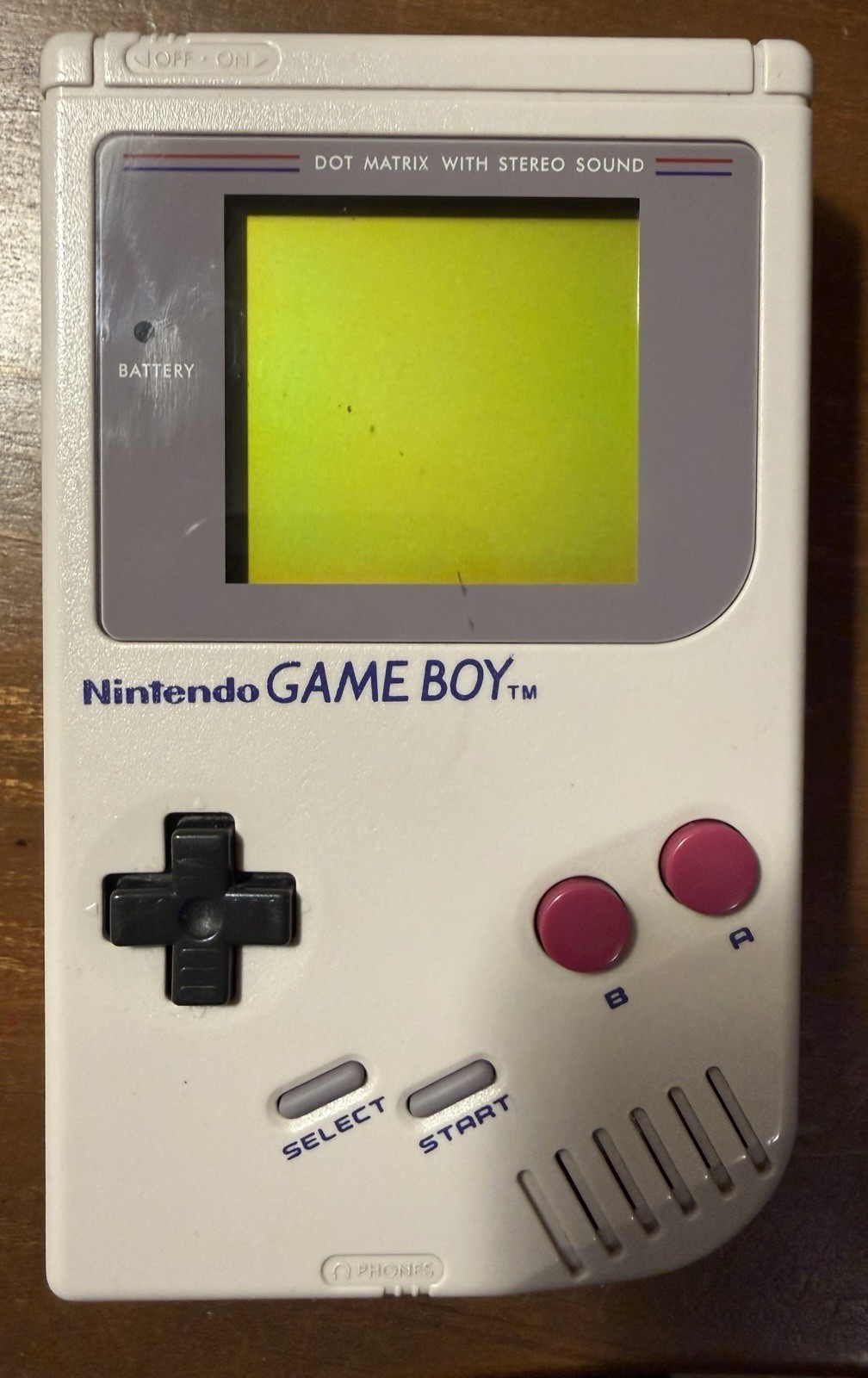 Nintendo Game Boy DMG-01 Original Gray Handheld Console Tested Working