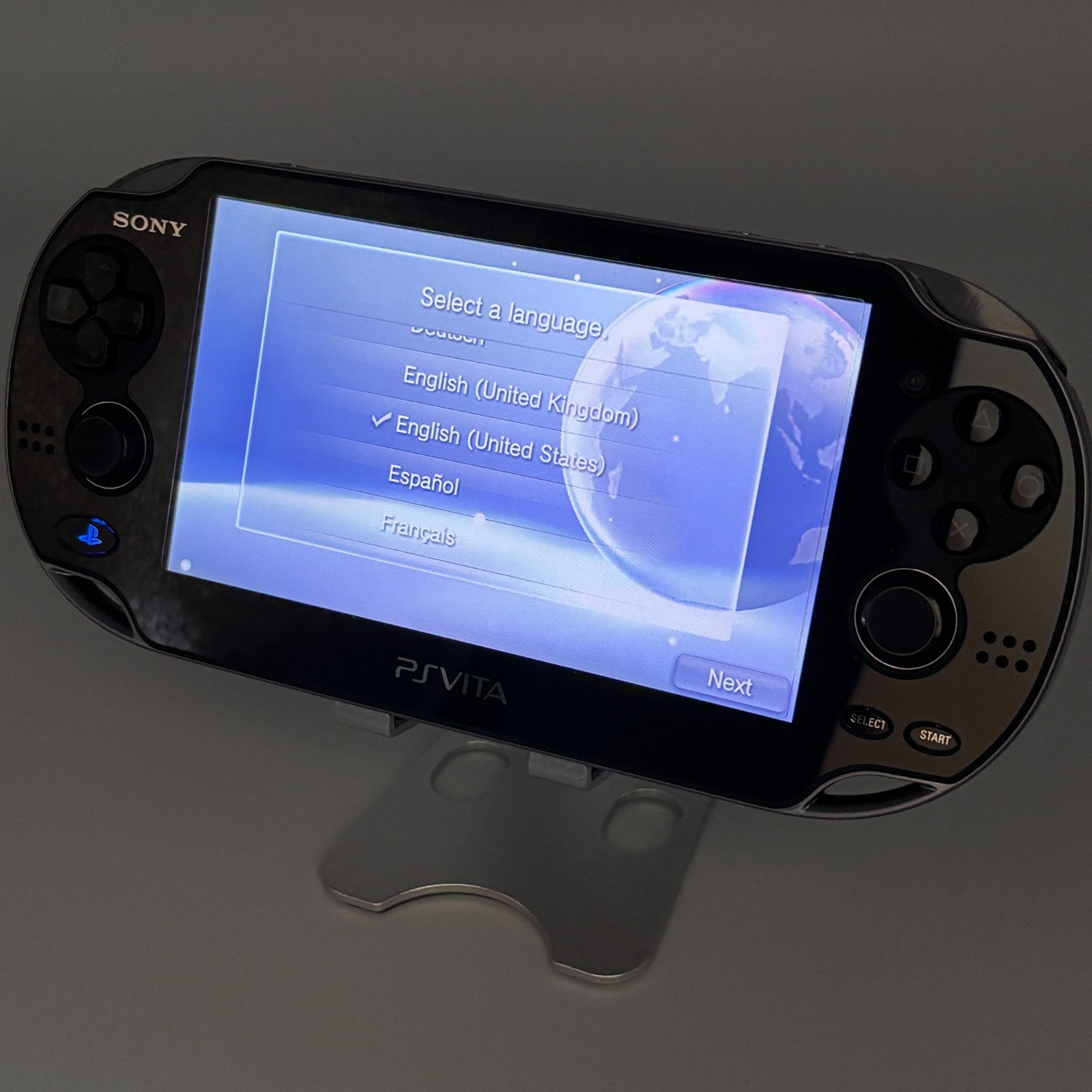 Sony PS Vita PCH-1100 Black OLED 3G Wi-Fi Console Boxed Near Mint JP 908