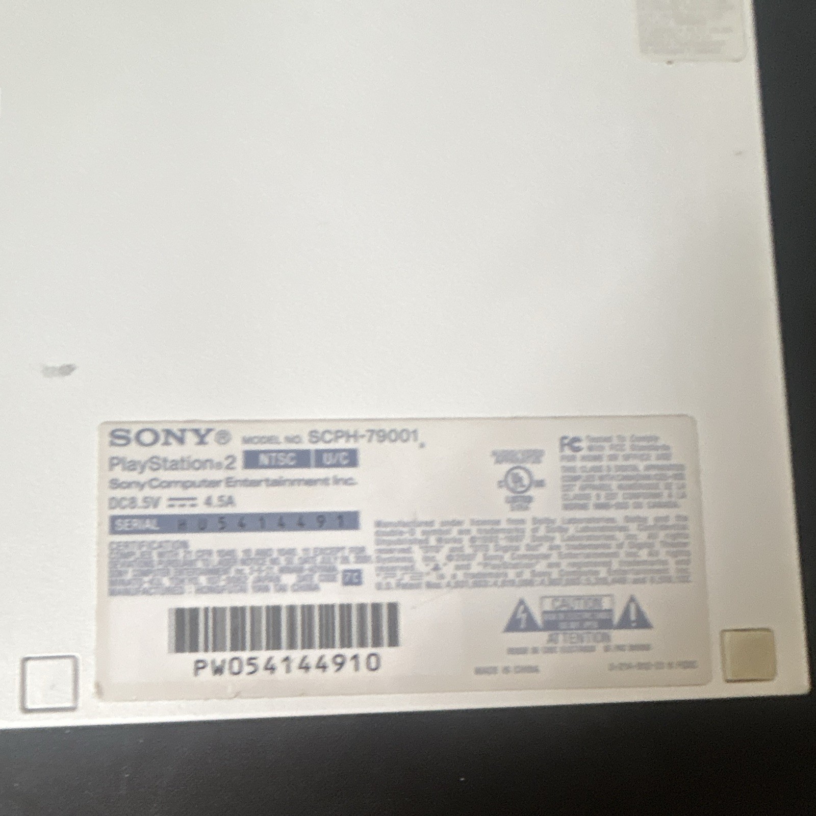 Sony PlayStation 2 Slim SCPH-79001 White NTSC-U/C HDMI Adapter 16MB Card
