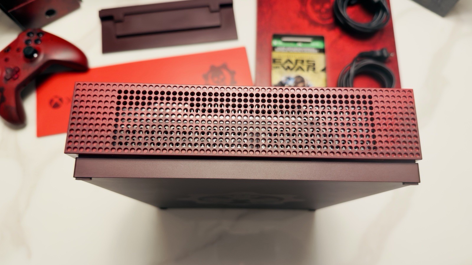 Microsoft Xbox One S Gears of War 4 Limited Edition 2 TB Crimson Red Console
