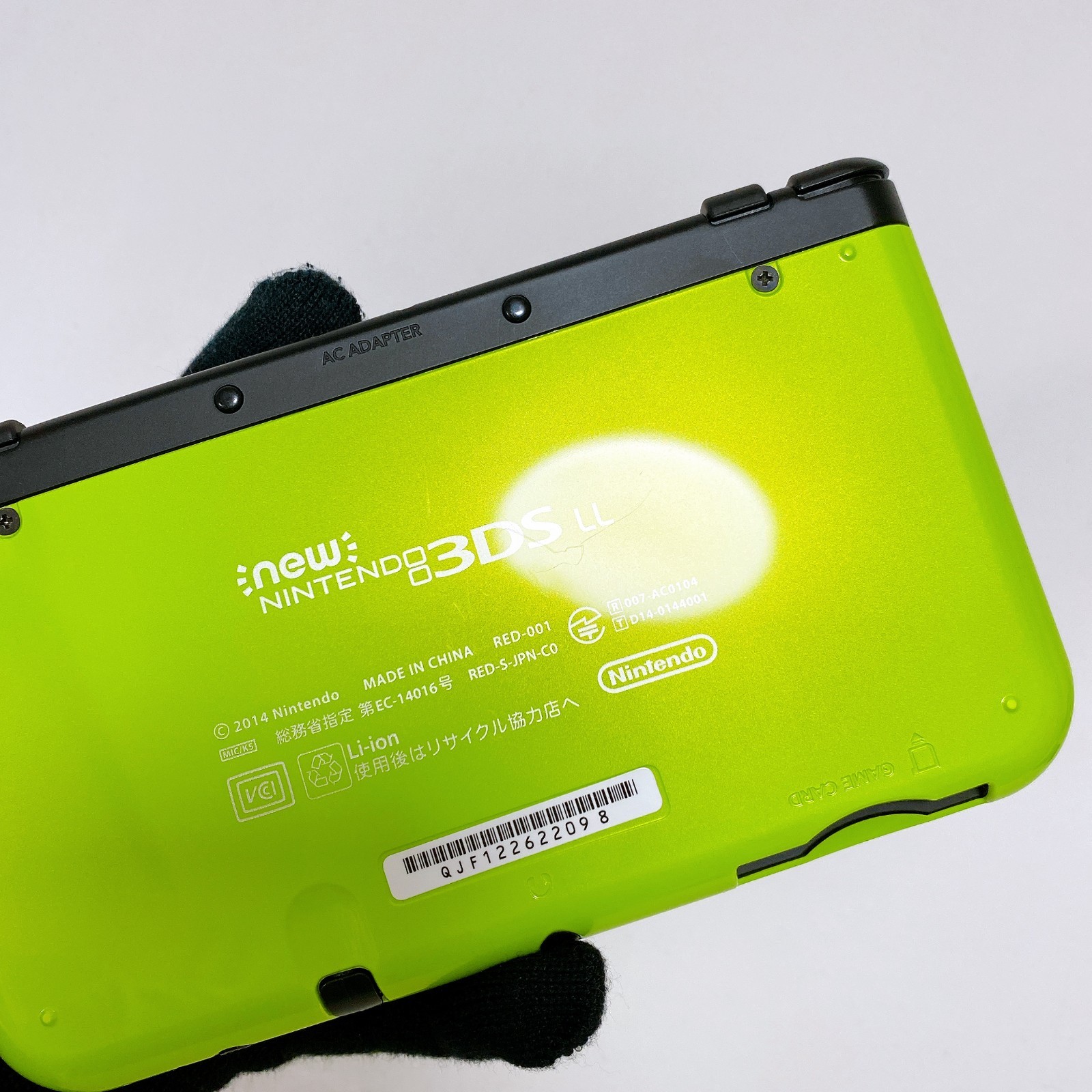 【Dual IPS】New Nintendo 3DS XL LL Lime Black Console Japan Tested Working Rank S