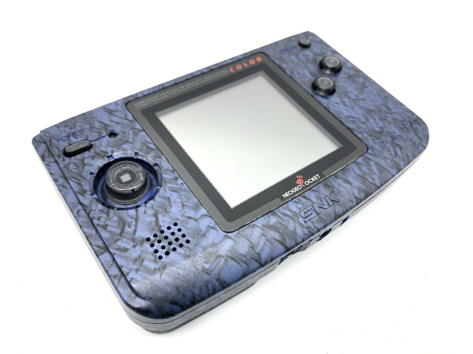 Neo Geo Pocket Color Console Stone Blue SNK Tested with 1 software game Boxed