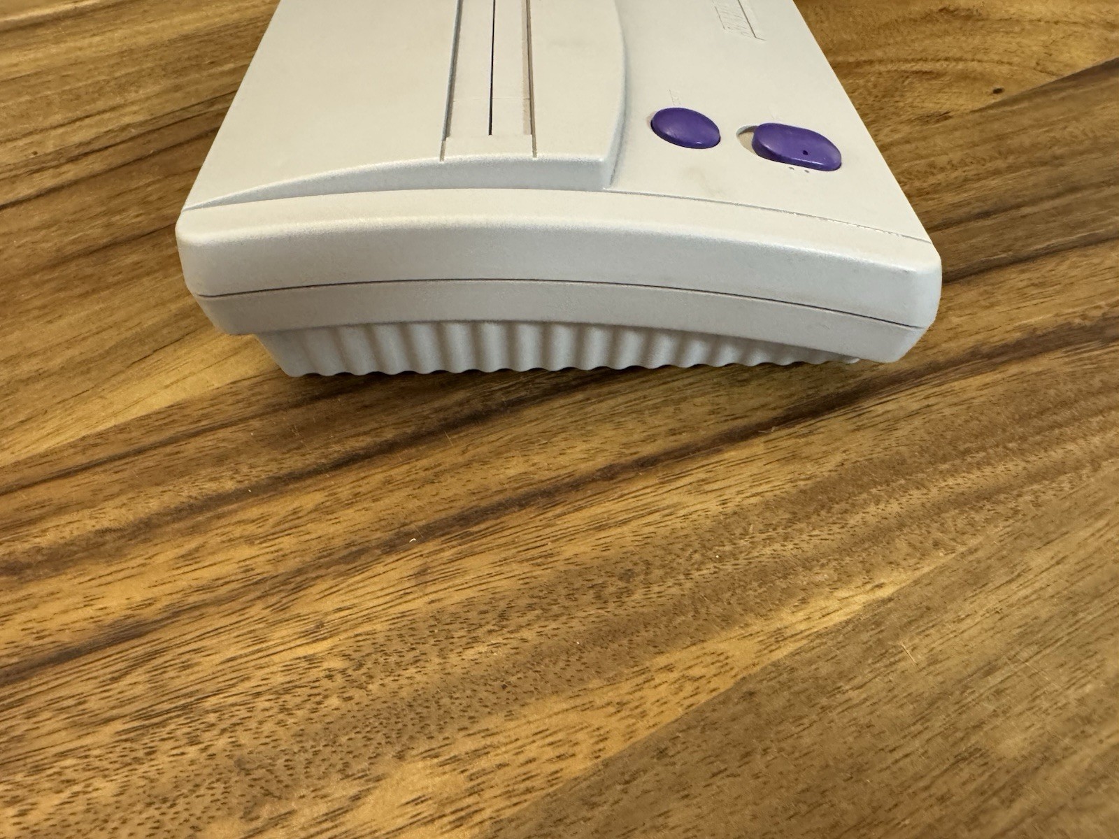 Super NES Nintendo SNES Jr Mini Control Deck-Gray TESTED WORKING-No Foam
