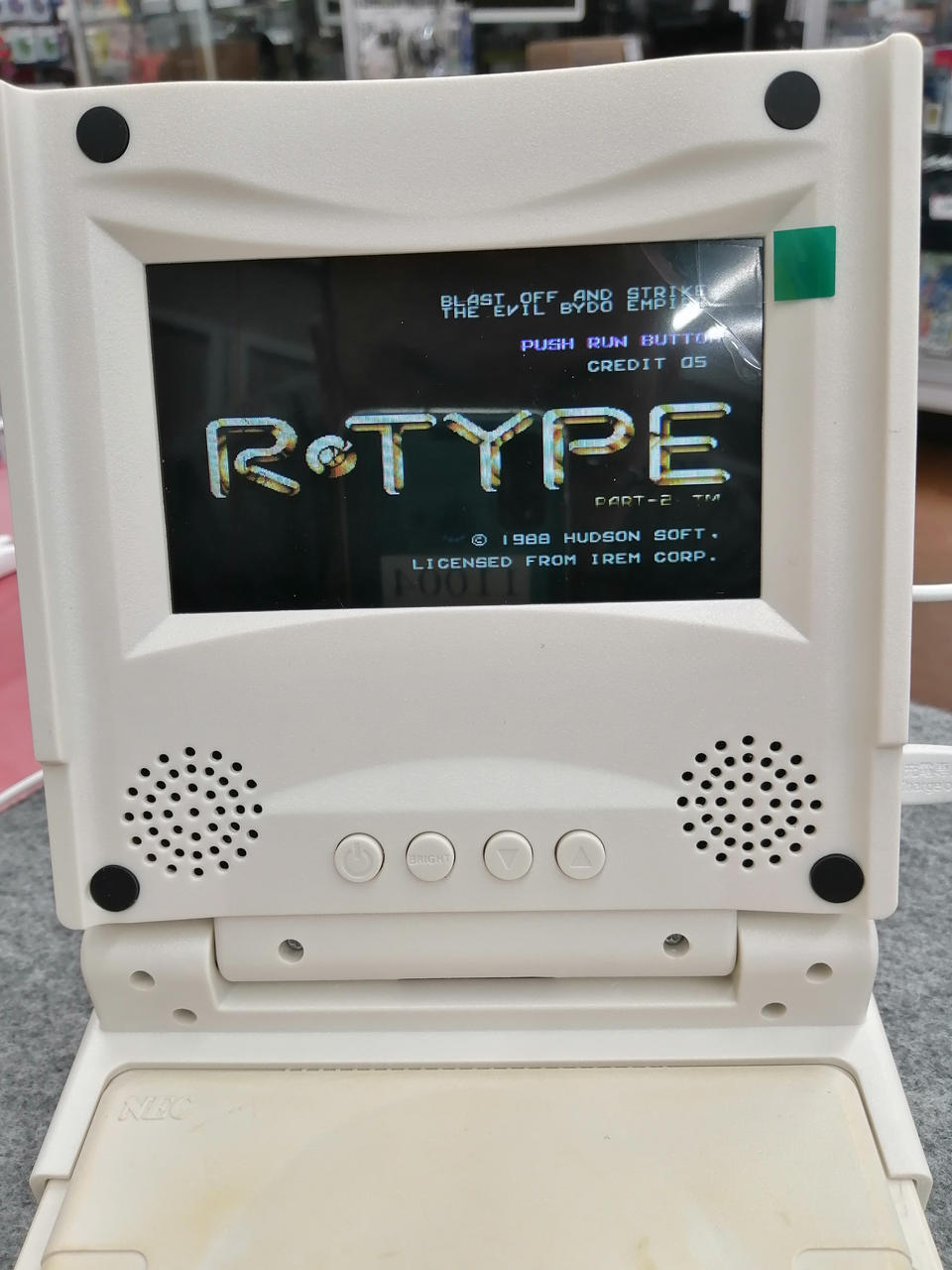 NEC PC Engine PI-TG001 LCD Display Unit Portable Screen Set Japan Retro Gaming