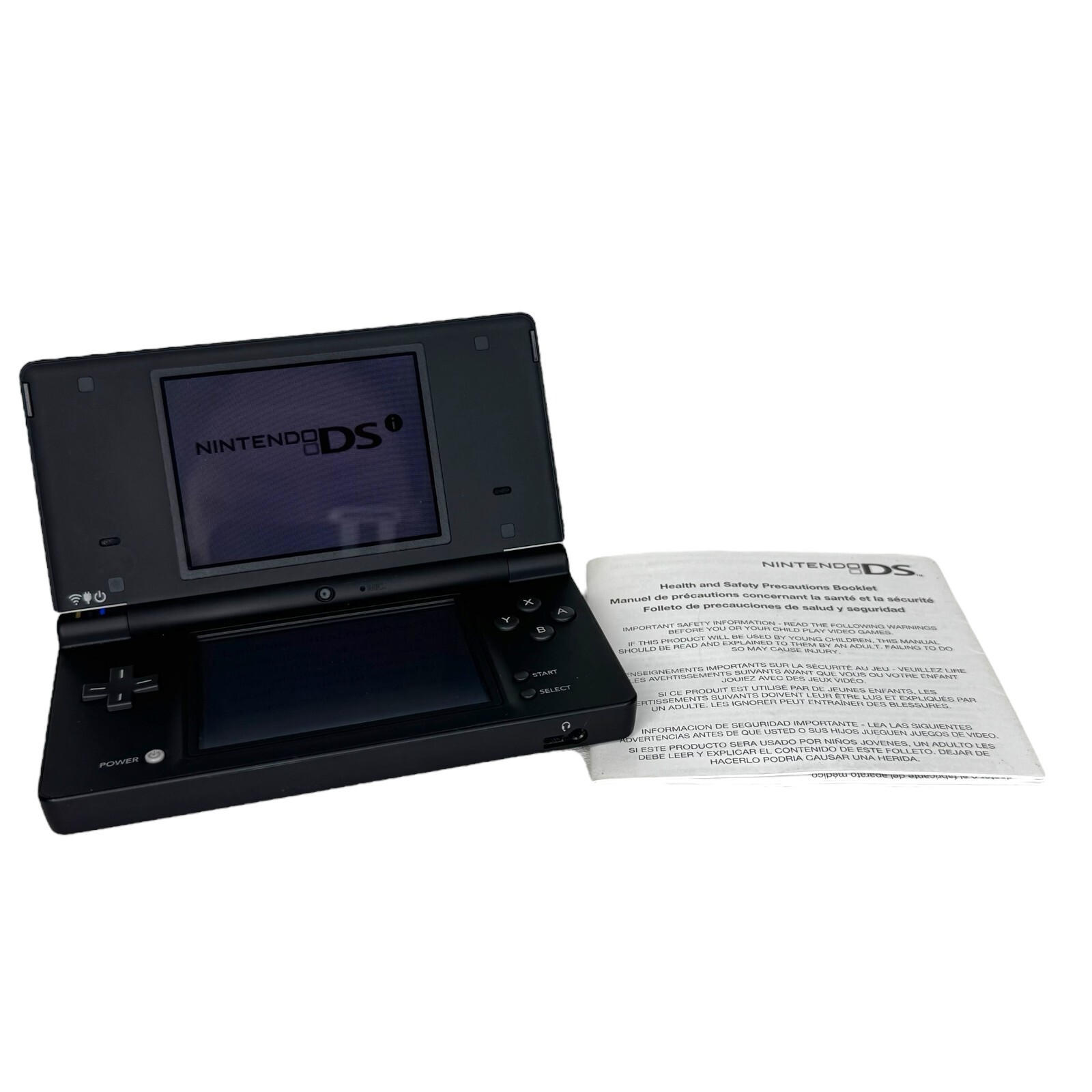 Nintendo DSi Matte Black Console TWL-001 With Stylus (no charger included)