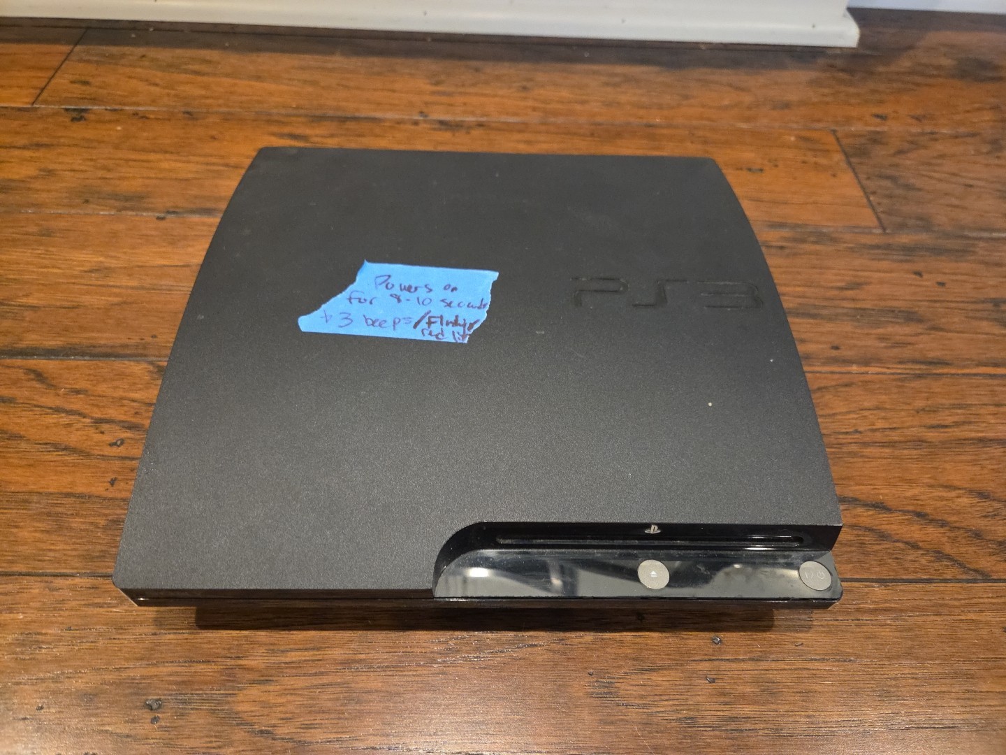Lot Of 2 Broken Sony PlayStation 3 PS3 Slim Consoles For Parts/Repair