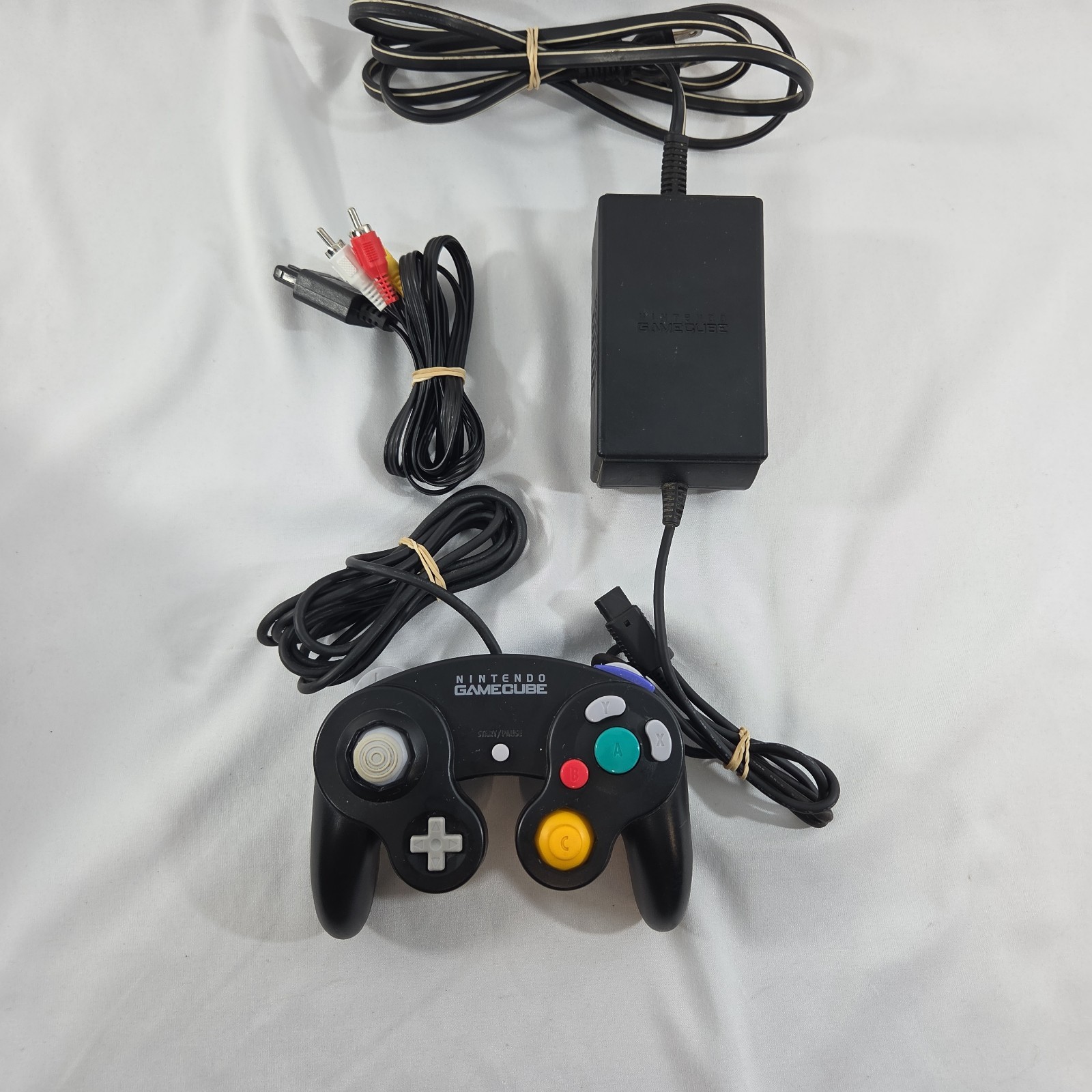 Nintendo GameCube Console Black DOL-001 With OEM Controller – Tested & Working