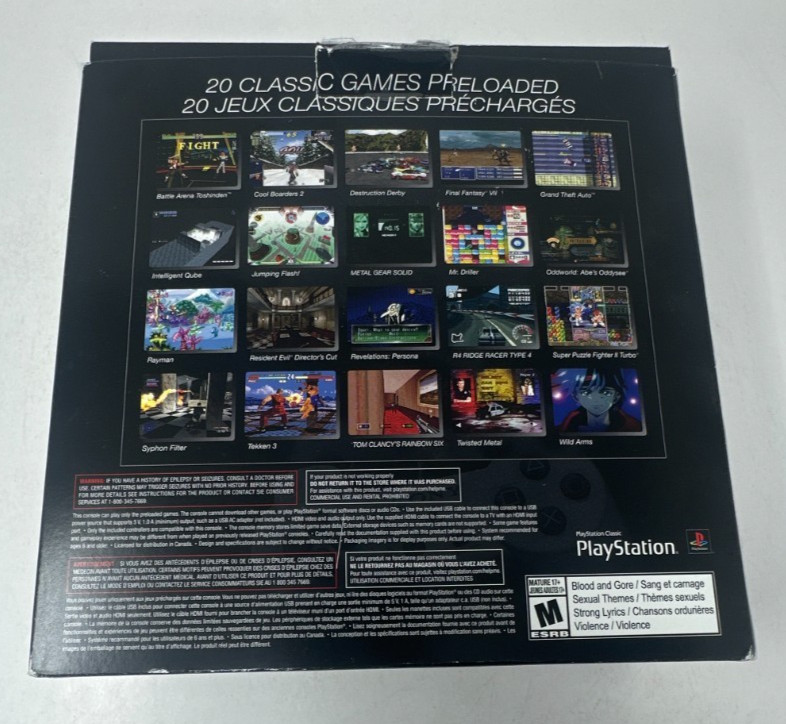 Sony PlayStation Classic Console System USB Brand New In Box!