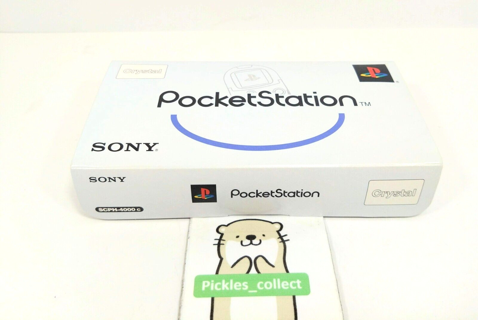Open Box Pocket Station Clear SCPH-4000 w/Box Tested Sony PlayStation PS2 0217A
