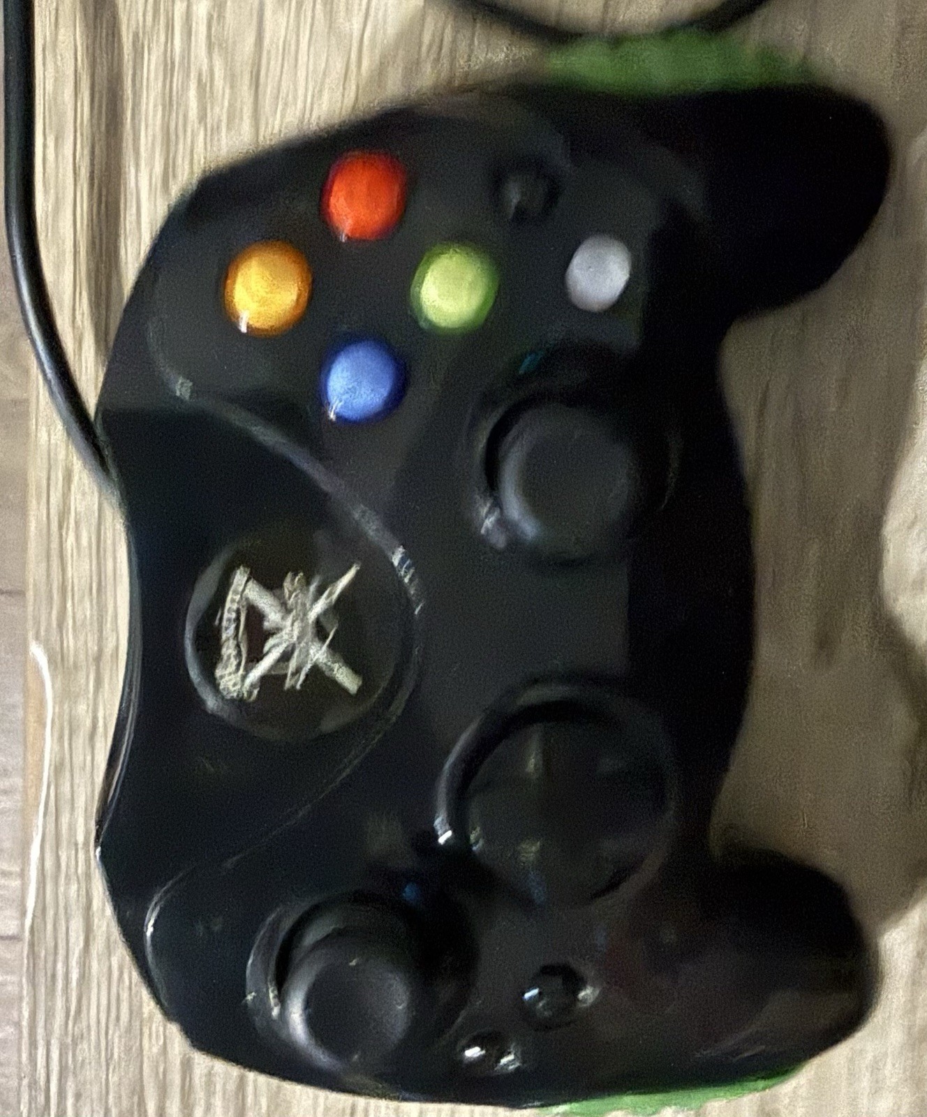 Microsoft Xbox Original Console Black/Green NTSC-U/C w/ Controller, AV Cable