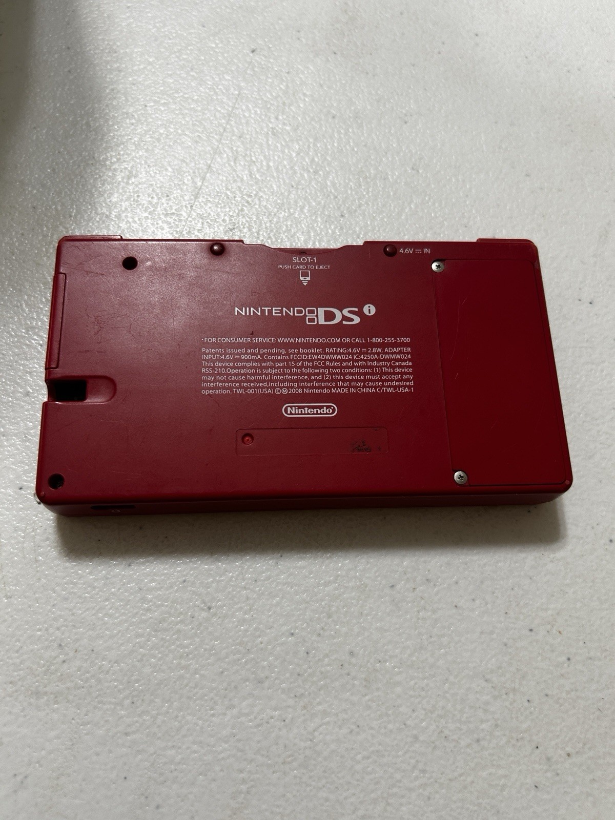 Nintendo DSi Red Handheld Console Tested Has Charger Look At Pics