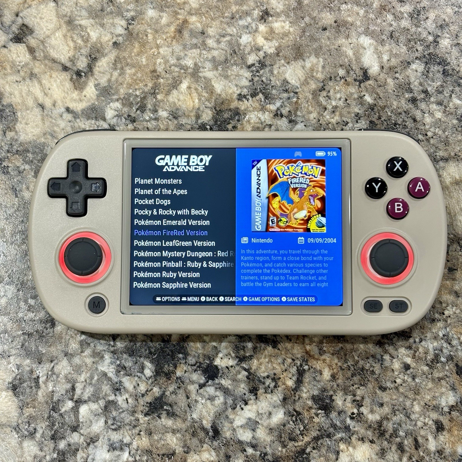 New Anbernic RG40XXH Gaming Handheld New 64GB Card Custom RG40XX H Ready To Play