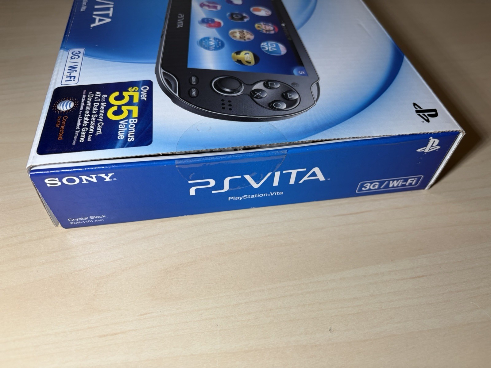 Sony PS Vita Black Handheld Console PCH-1101 Complete Near Mint