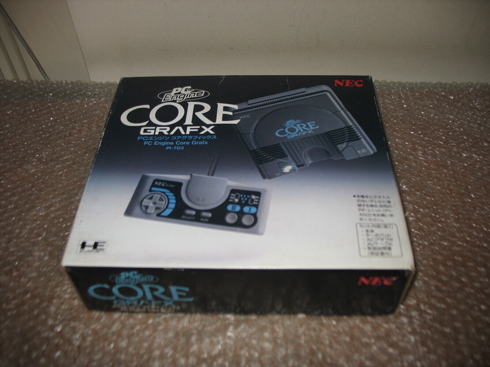 BOXED PC ENGINE CORE GRAFX 1 CONSOLE JAP IMPORT!