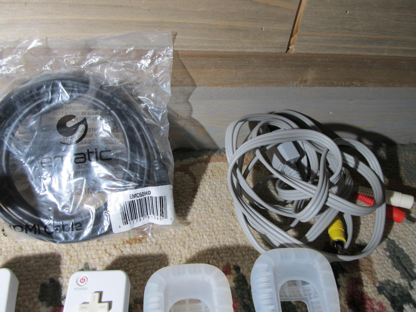 Wii Console 3 Nunchucks Controllers Power Supply++ 1080P Plays Game Cube Games!