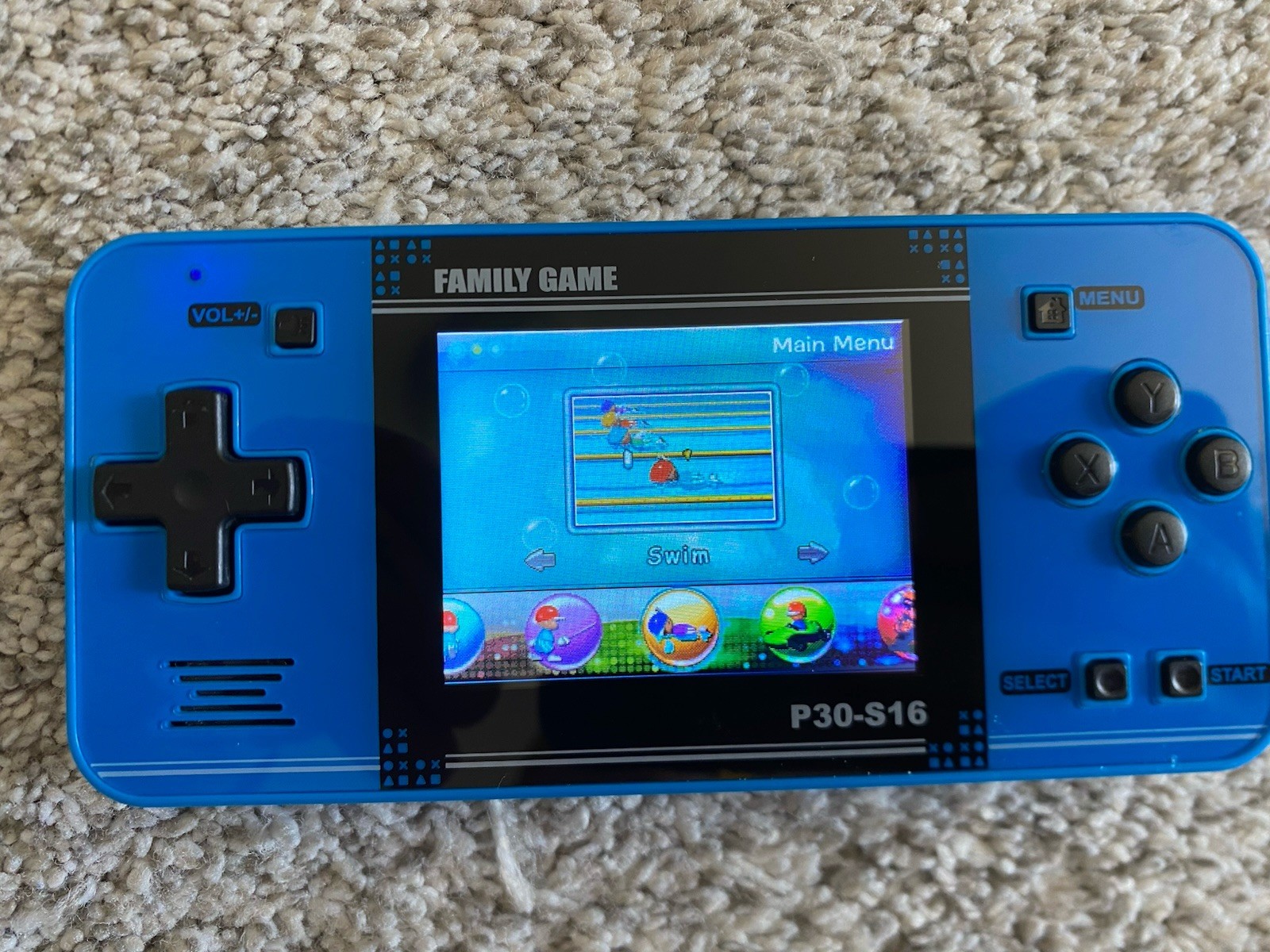 Handheld Video Game Console Preloaded Mii Style Arcade Games Portable 220 n 1