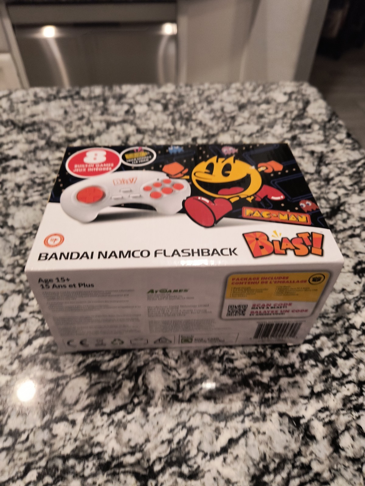 Bandai Namco Flashback Blast Pac-Man With 8 Built-in Games Brand New