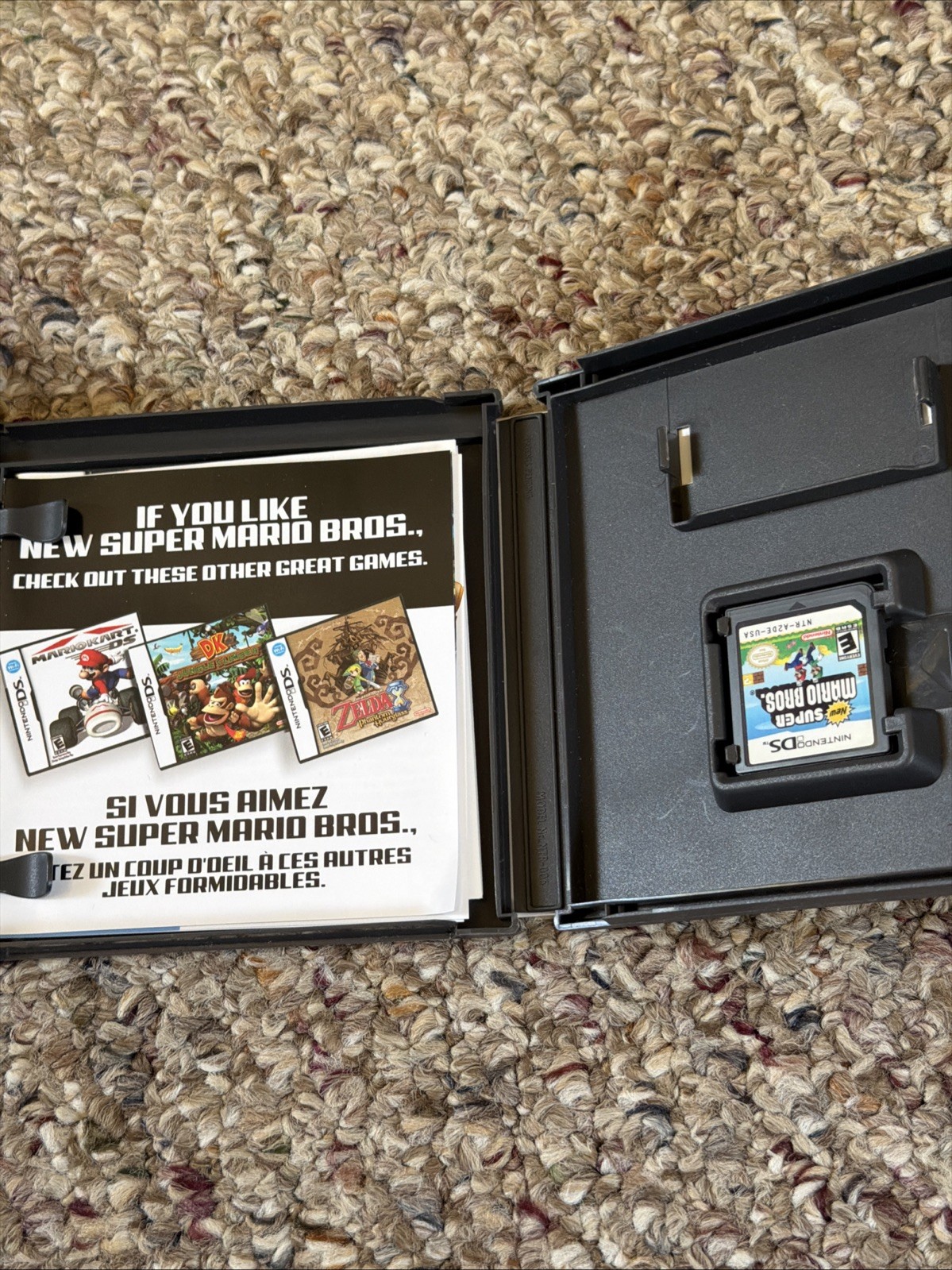 Nintendo DS Lite Special Edition Mario Red Super Bros Near Mint