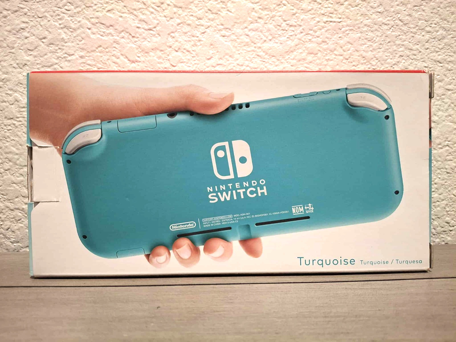 NEW Nintendo Switch Lite Console in Turquoise + Carrying Case Bundle/Lot – Mario