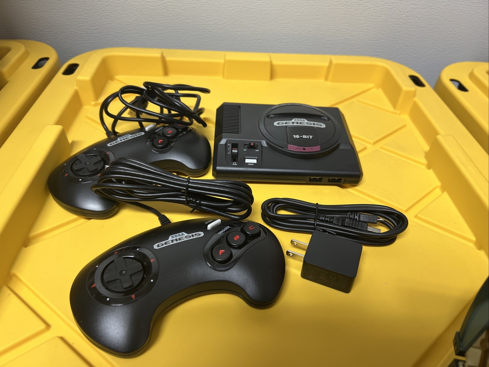 Open Box SEGA Genesis Mini Home Game Console Black MK-16000/ Store Display Box
