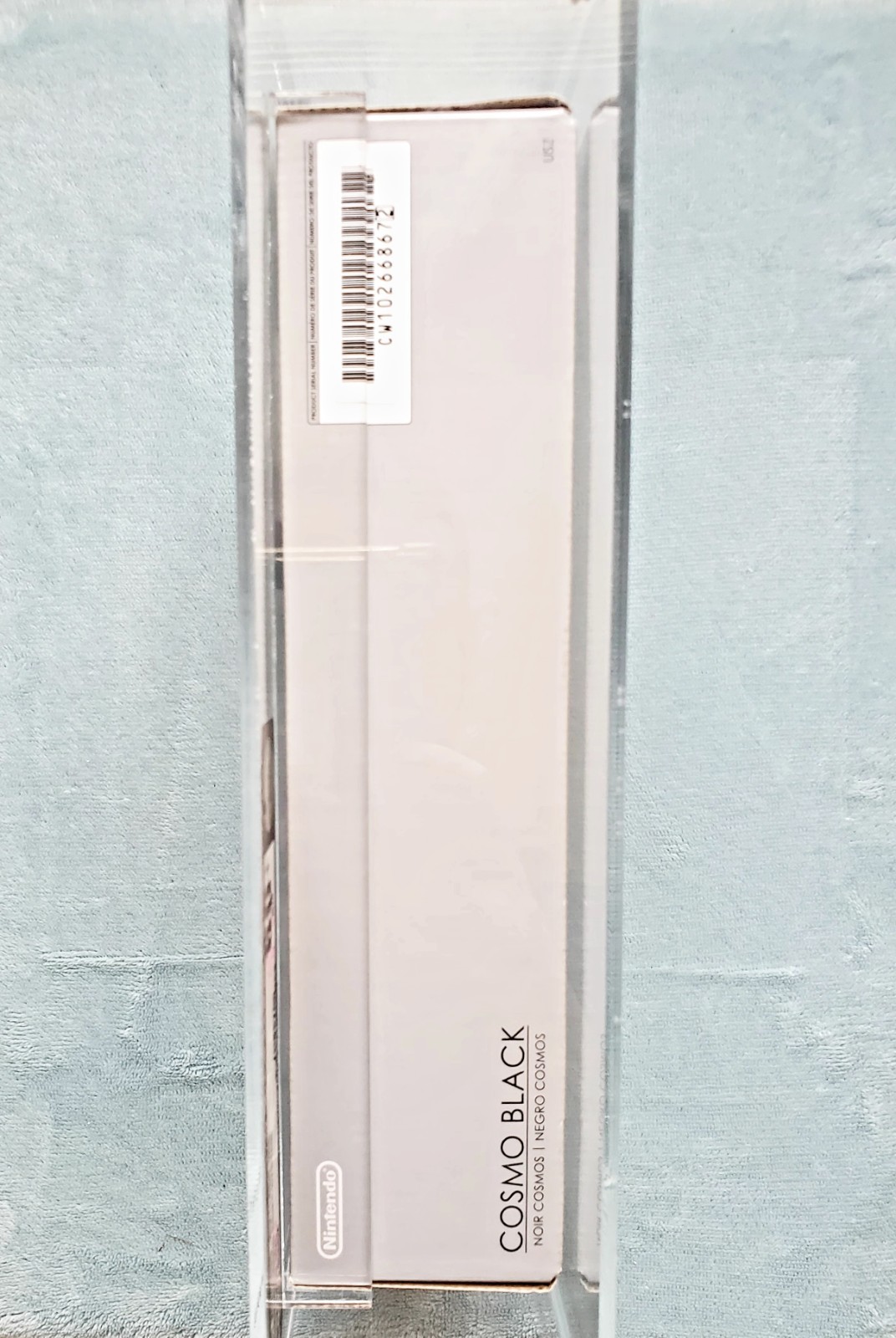 OG RELEASE NINTENDO 3DS COSMO BLACK Graded VGA 80+ Handheld New 1st Print Sealed