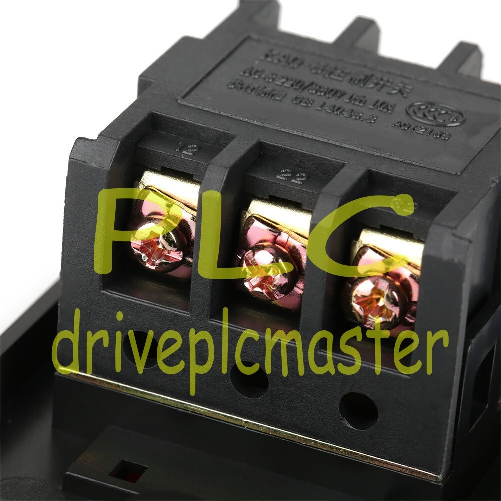 1Pc KA0-5 380V 10A Black 2 Position Power Control Pushbutton Push Button Switch