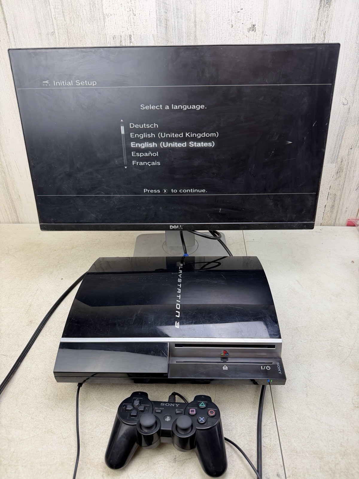 Sony Playstation 3 PS3 Model CECHL01 Bundle 7 Games 1 Controller Tested