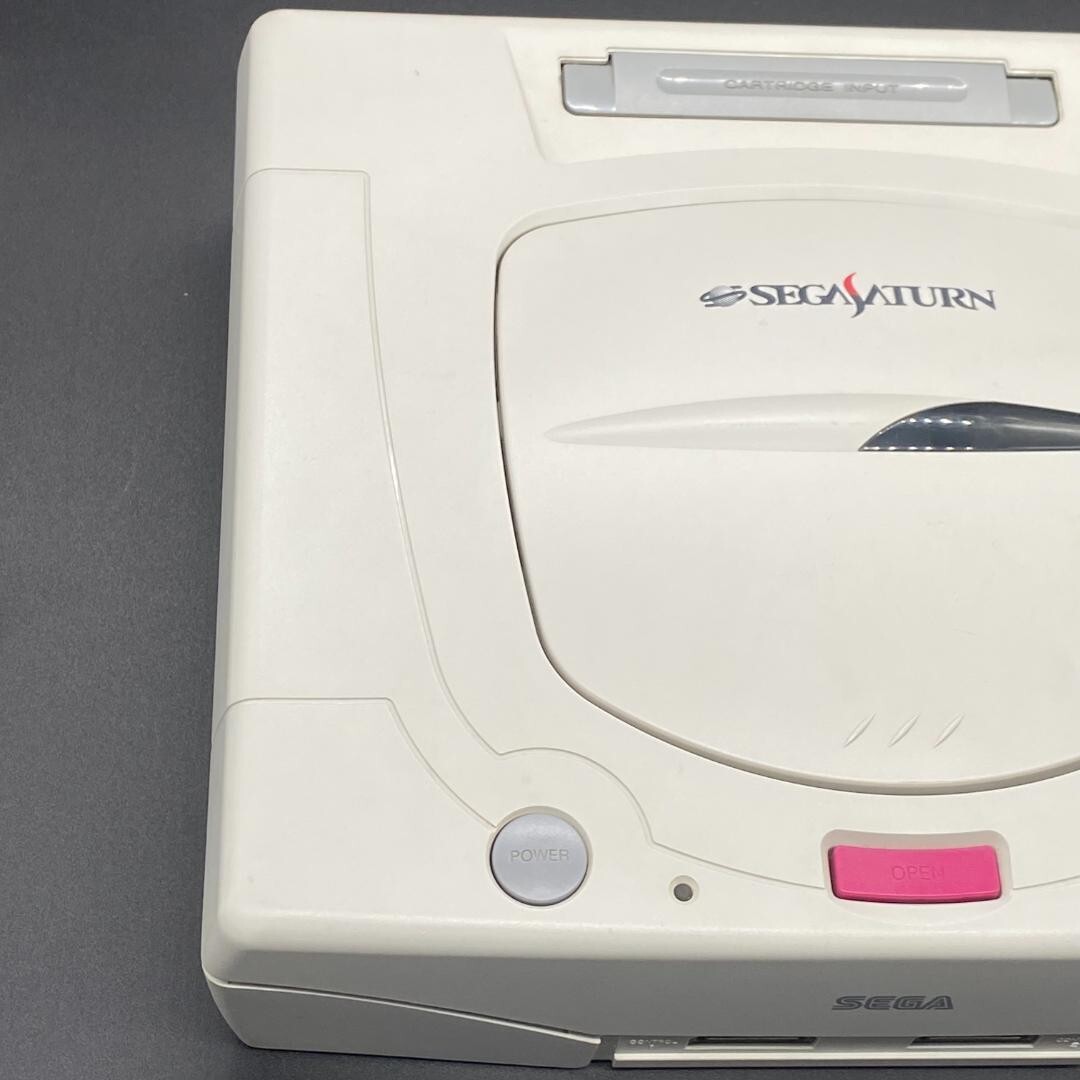 Sega Saturn White Console HST-3220 Tested Works Japanese NTSC-J Retro Game Syste
