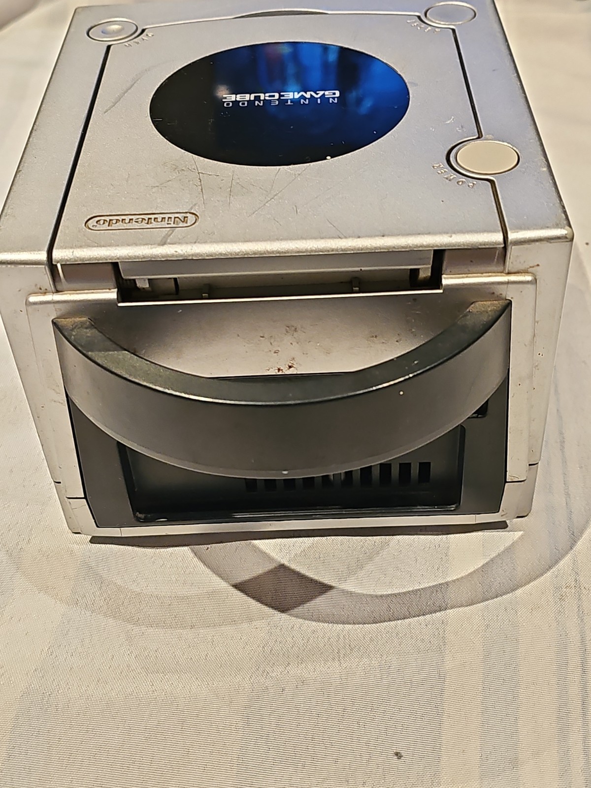 AS pictured Nintendo GameCube DOL-101 Gaming System SILVER Console w/ Controller