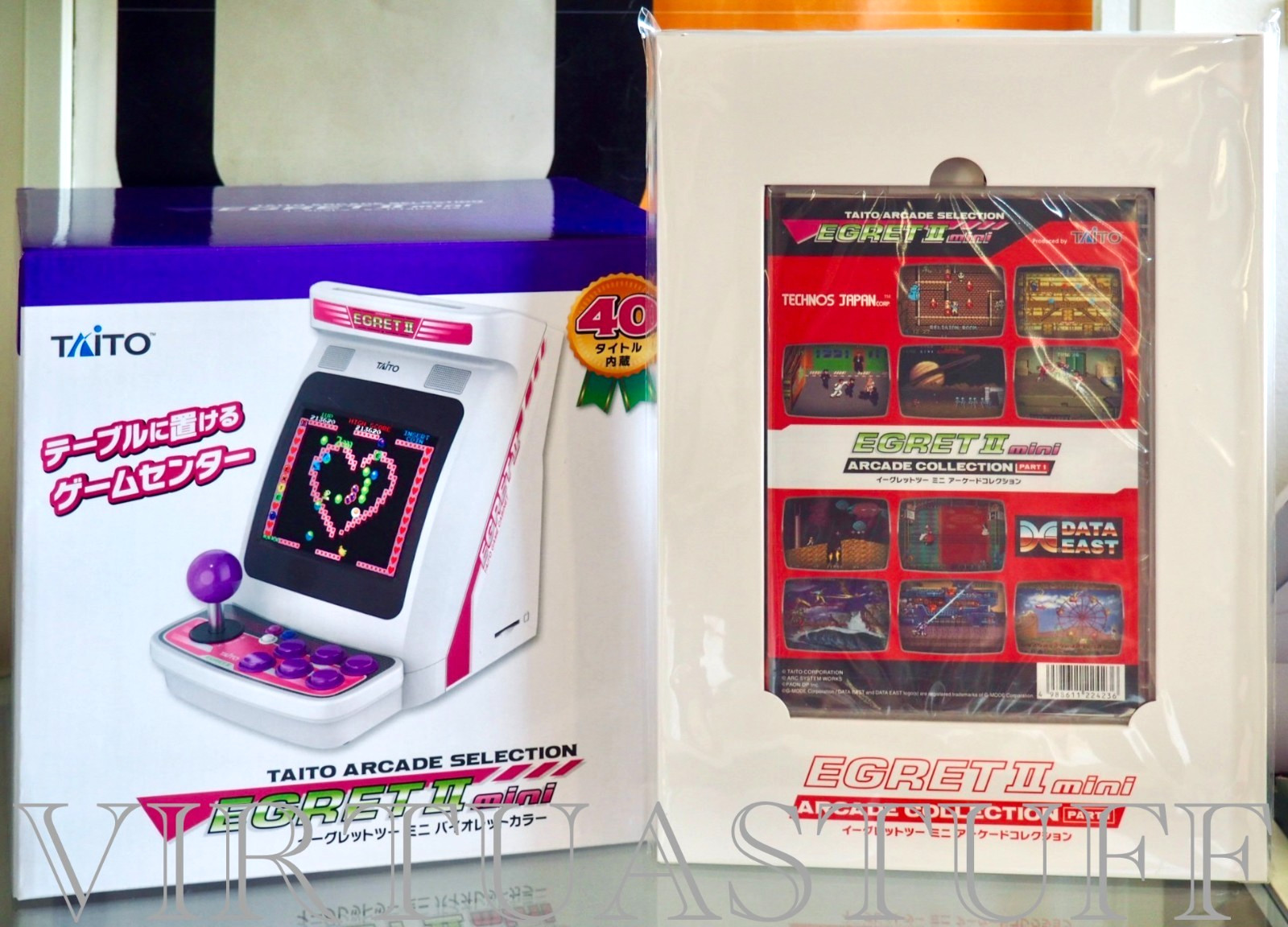 Taito Egret 2 II Mini Console, Violet Edition + Arcade Selection 1, Japan Market