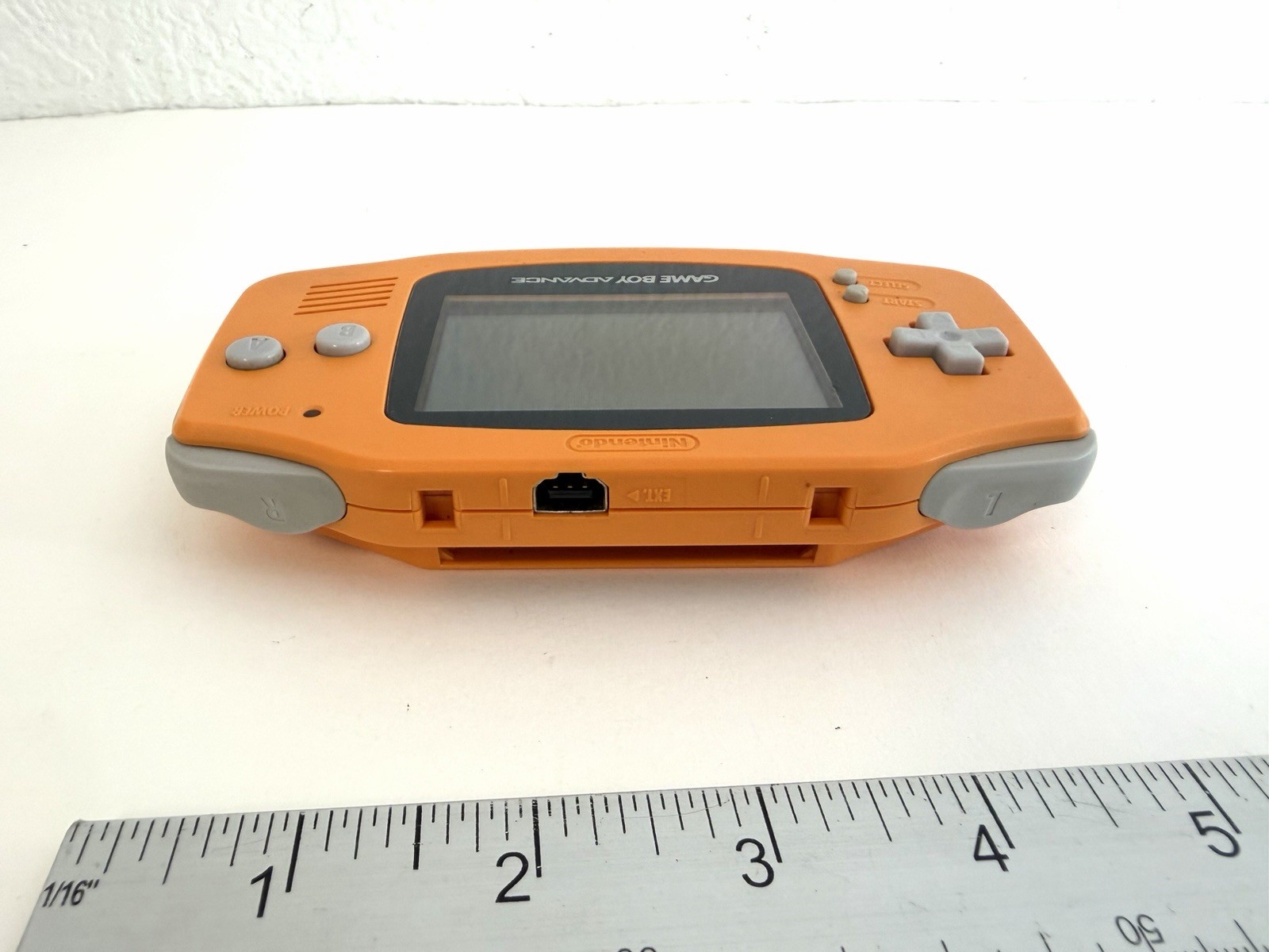Spice Orange Retro Nintendo Game Boy Advance AGB-001 Made in Japan CLEAN / WORKS