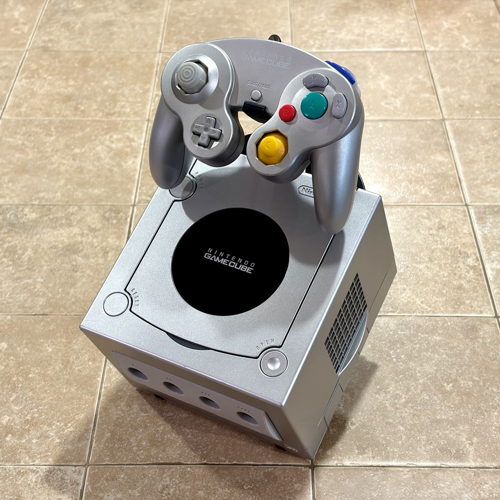 REGION FREE Nintendo Gamecube Platinum Silver Console DOL-101 System JPN/USA