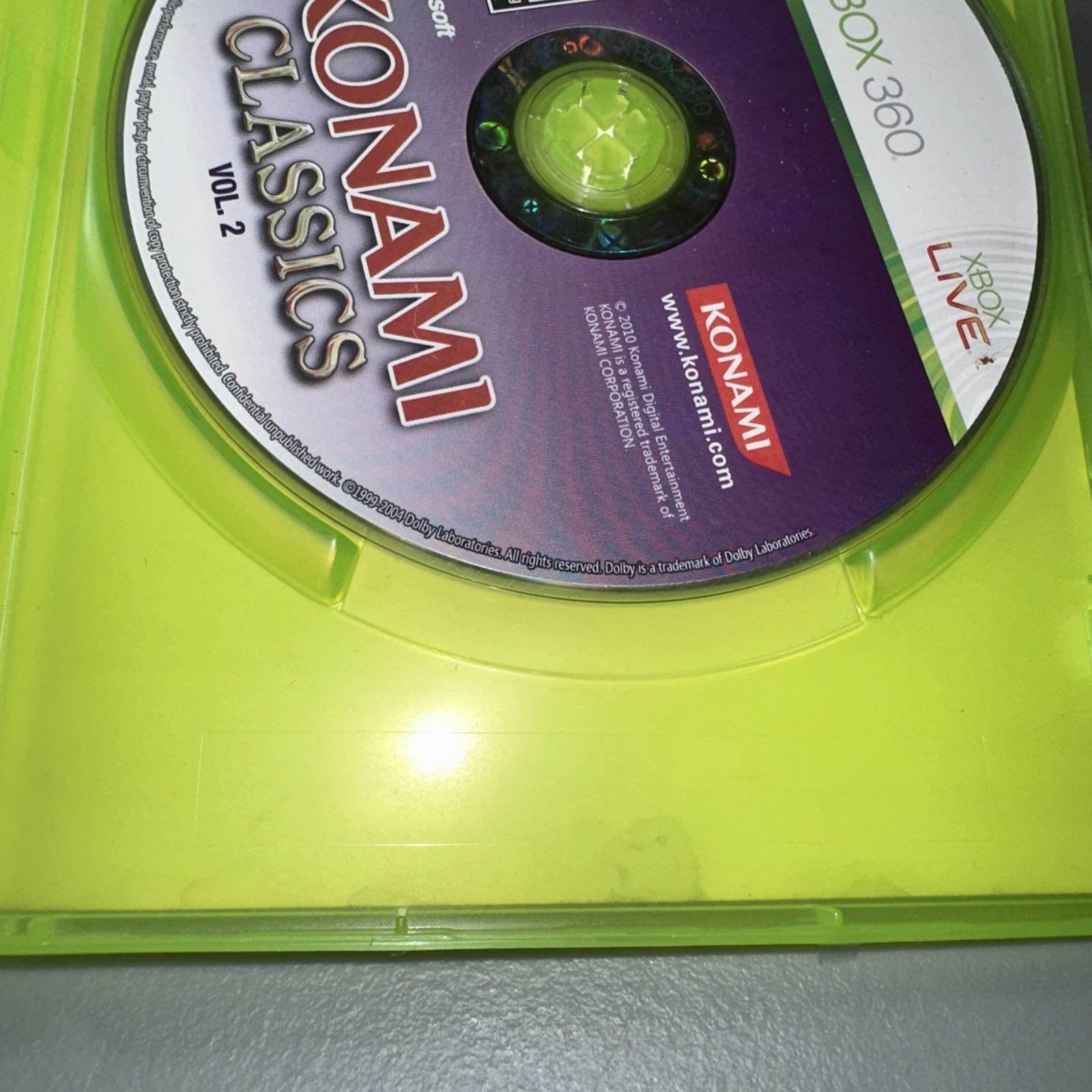 Konami Classics: Vol. 2 (Microsoft Xbox 360, 2009) Complete CIB w/ Manual