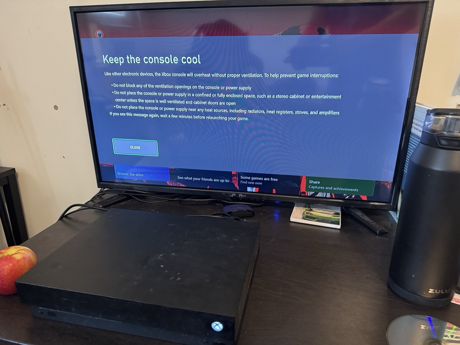 Microsoft Xbox One X 1TB Console – Black Works READ