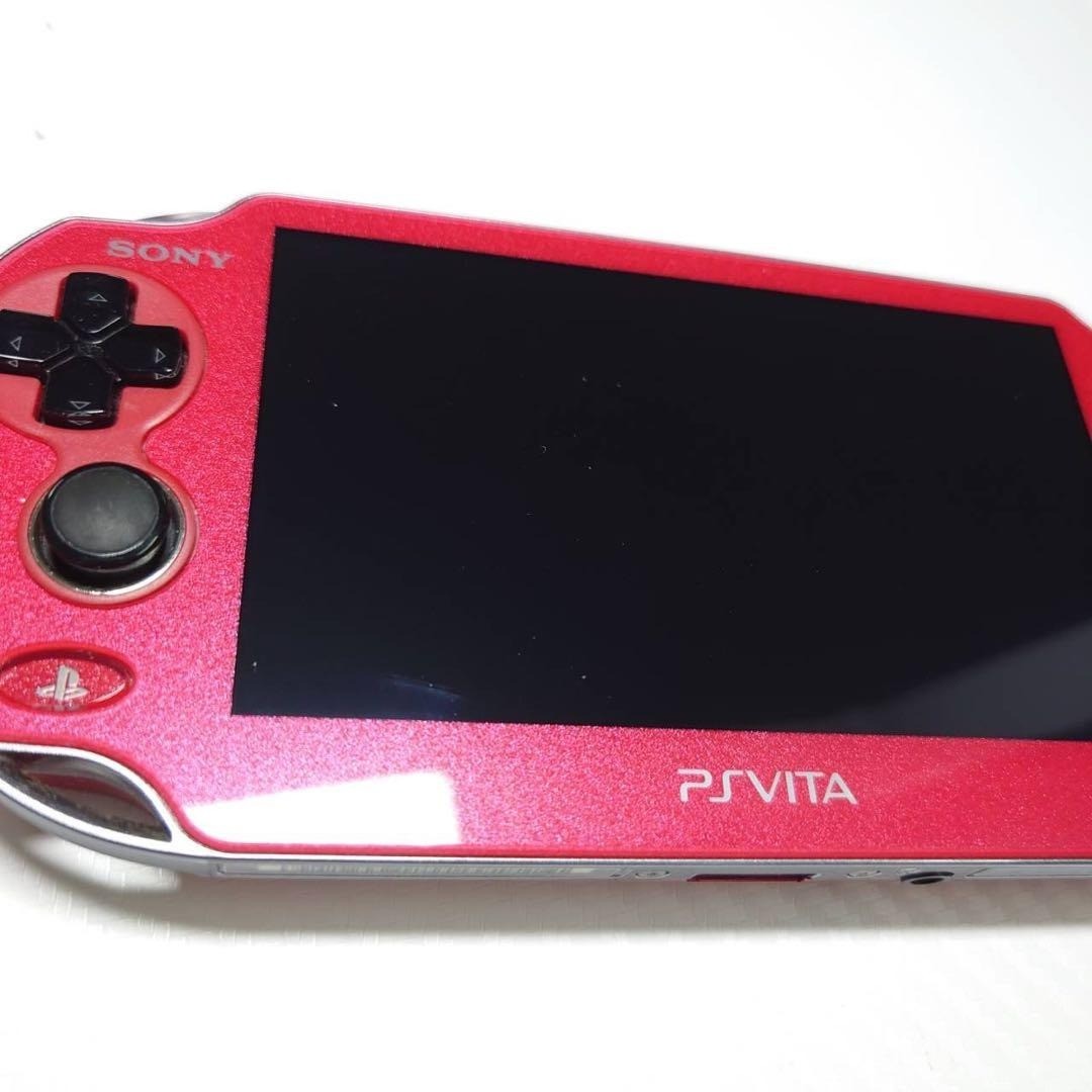 Sony PlayStation Vita PCH-1000 Cosmic Red Complete in Box Near Mint 7074