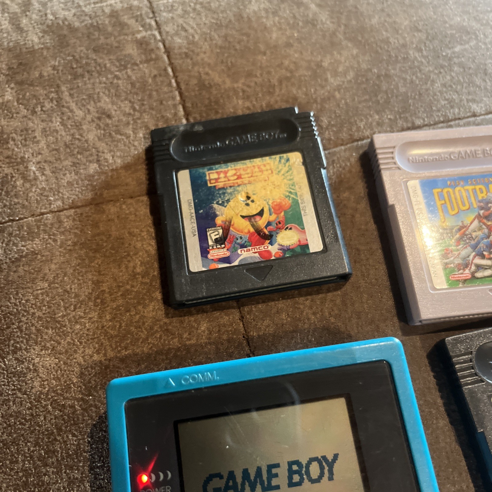 Nintendo Game Boy Color Handheld Game Console – Teal With 7 Games READ