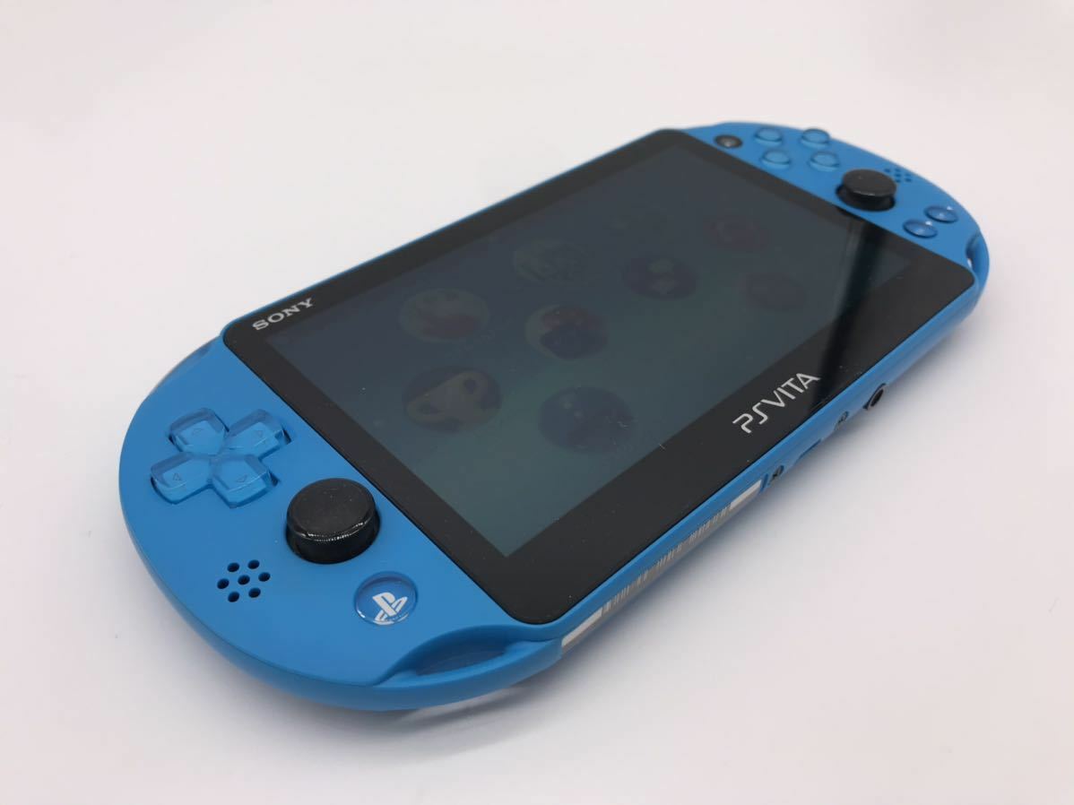 PlayStation Vita Wi-Fi Console Aqua Blue PCH-2000ZA23 Japan region free SONY