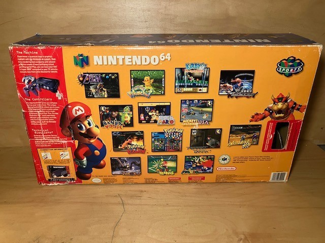 Nintendo 64 game console set with box untested 2001 ?