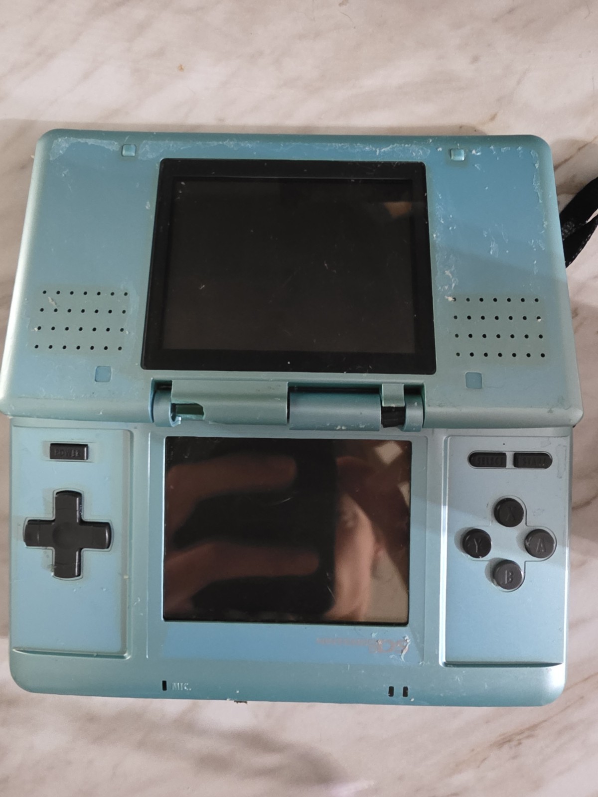 Nintendo DS Original Console NTR-001 with Charger – Electric Blue – Tested Works