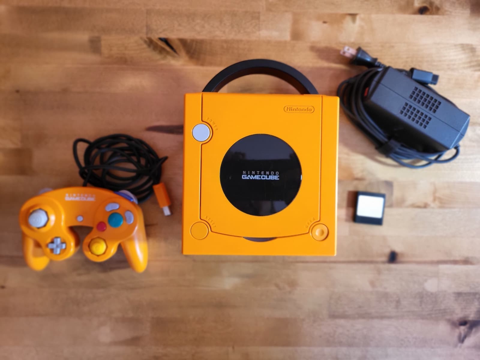 Nintendo GameCube Spice Orange Console DOL-001 NTSC-J Japan OEM Controller