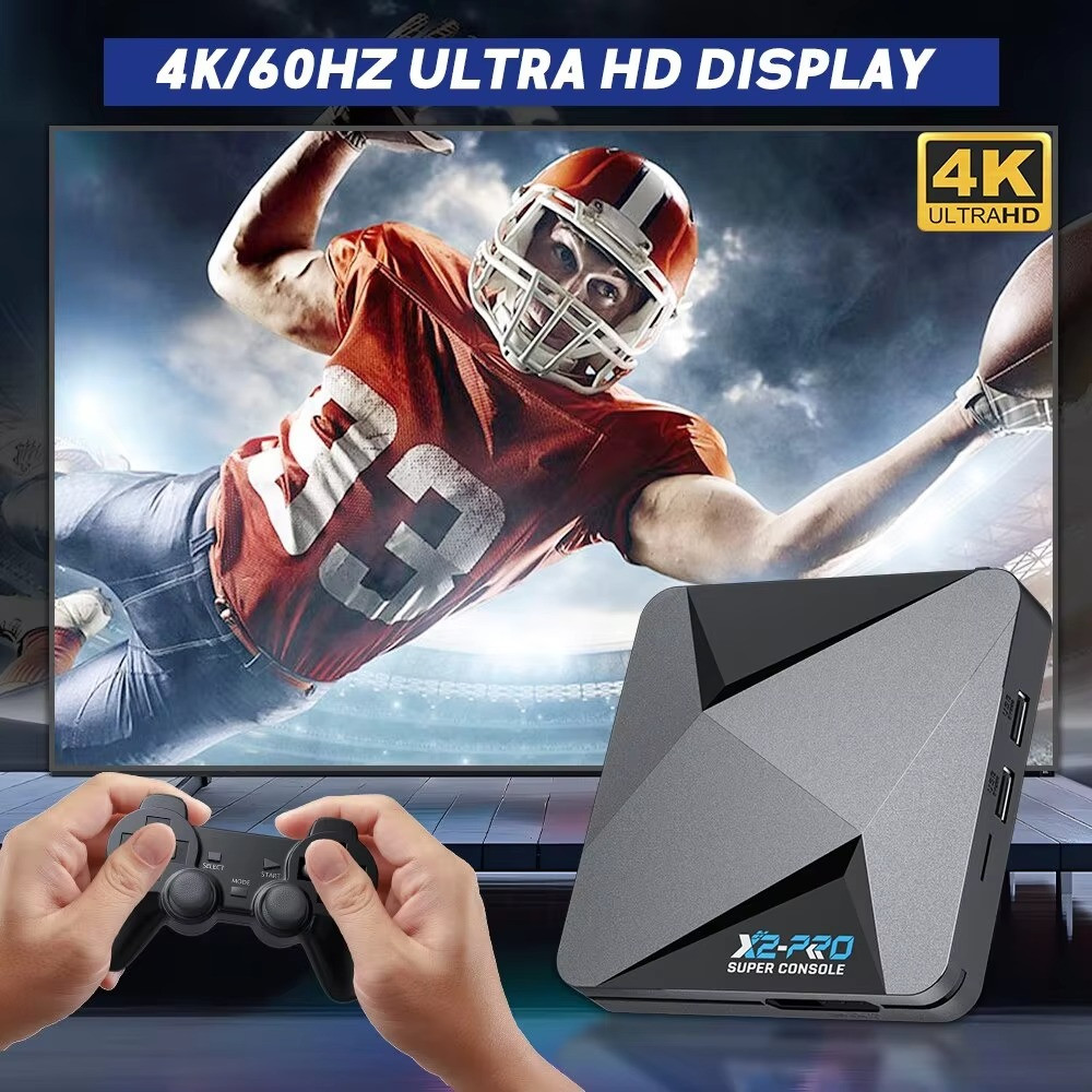 KINHANK Super Console X2 Pro Retro Game Console 4K HD 90000+ Games